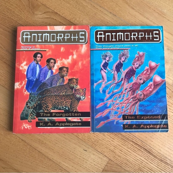 Animorphs books lot 11 The Forgotten 27 The Exposed #11 #27 K.A. Applegate squid - Picture 1 of 13
